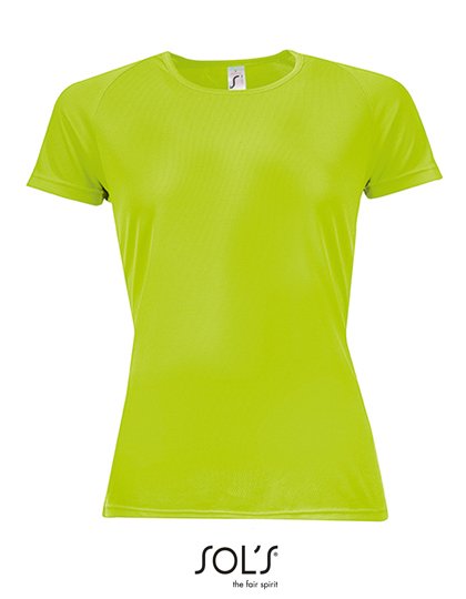 SOL´S Women's Raglan Sleeves T Sporty – Neon Green