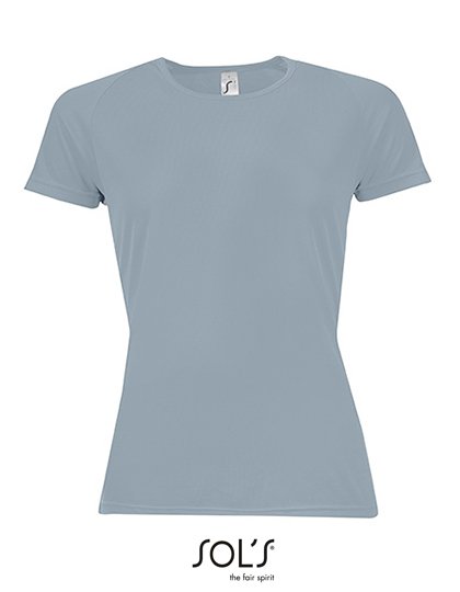 SOL´S Women's Raglan Sleeves T Sporty – Pure Grey