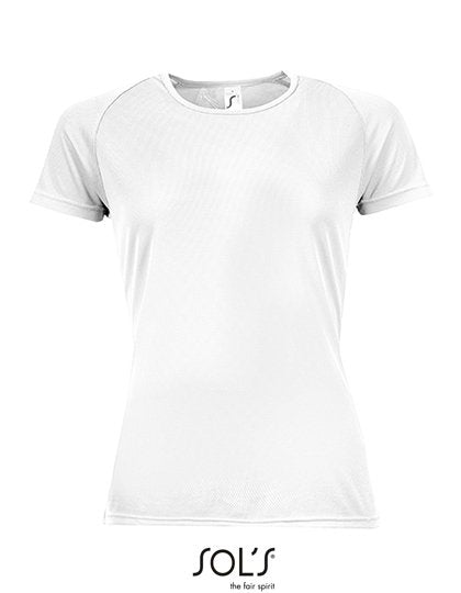 SOL´S Women's Raglan Sleeves T Sporty – White
