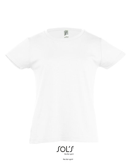 SOL´S Kids' T-Shirt Girlie Cherry – White
