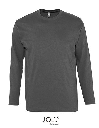 SOL´S T-Shirt Monarch Long Sleeve – Dark Grey (Solid)