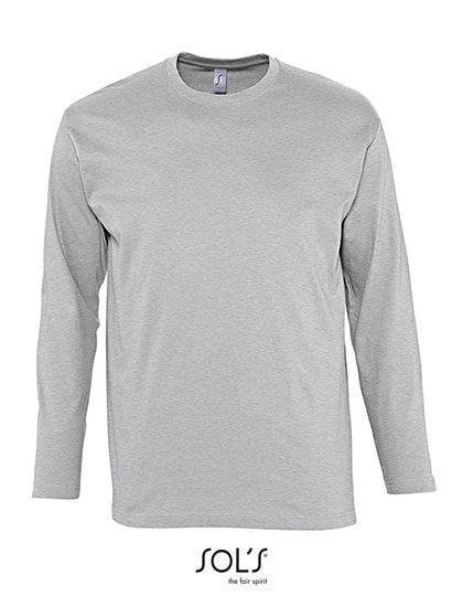 SOL´S T-Shirt Monarch Long Sleeve – Grey Melange