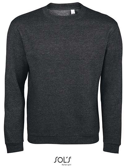 SOL´S Men's Spider Round-Neck Sweatshirt – Charcoal Melange