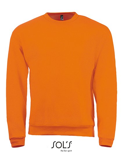 SOL´S Men's Spider Round-Neck Sweatshirt – Orange