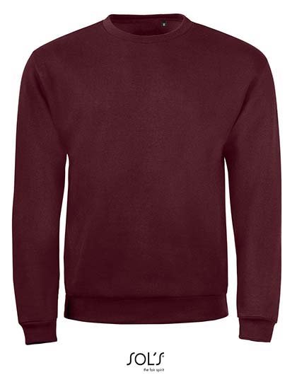 SOL´S Men's Spider Round-Neck Sweatshirt – Oxblood
