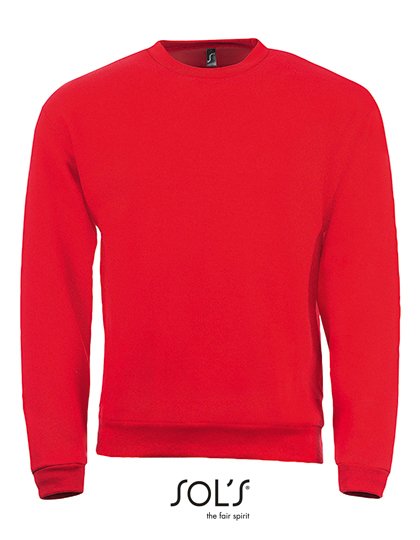 SOL´S Men's Spider Round-Neck Sweatshirt – Red