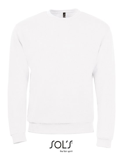 SOL´S Men's Spider Round-Neck Sweatshirt – White