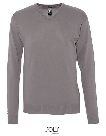 SOL´S Men's V-Neck Sweater Galaxy – Medium Grey (Solid)