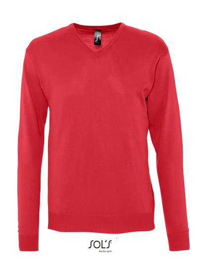 SOL´S Men's V-Neck Sweater Galaxy – Red