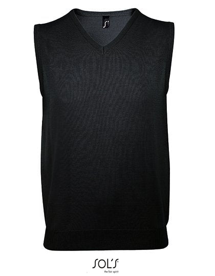 SOL´S Unisex Sleeveless Sweater Gentlemen – Black