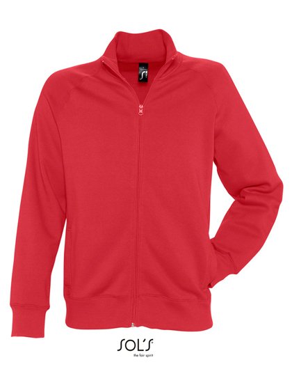 SOL´S Men's Zipped Jacket Sundae – Red