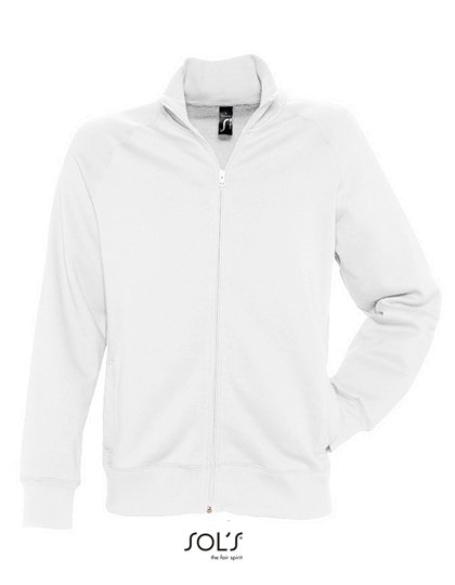SOL´S Men's Zipped Jacket Sundae – White