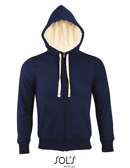 SOL´S Unisex Zipped Jacket Sherpa – French Navy