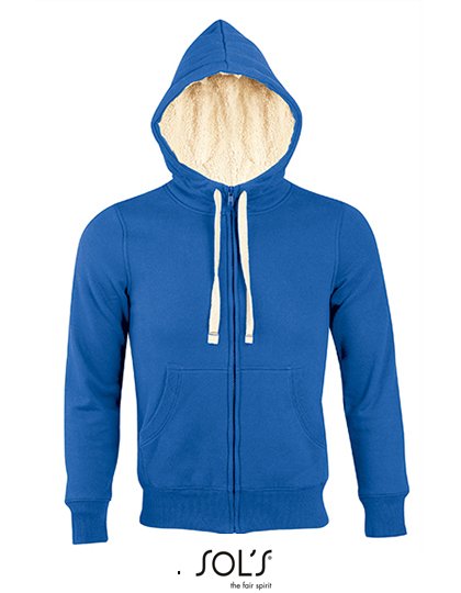 SOL´S Unisex Zipped Jacket Sherpa – Royal Blue 241