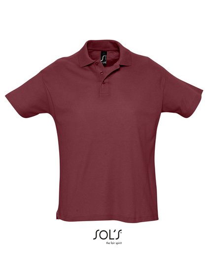 SOL´S Summer Polo II – Burgundy