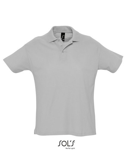 SOL´S Summer Polo II – Grey Melange