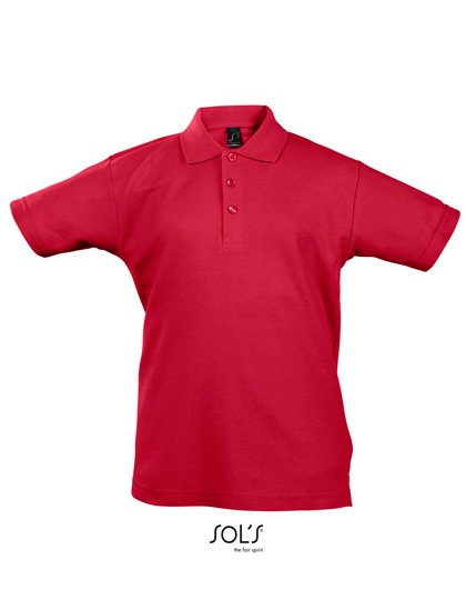 SOL´S Kids' Summer Polo II – Red