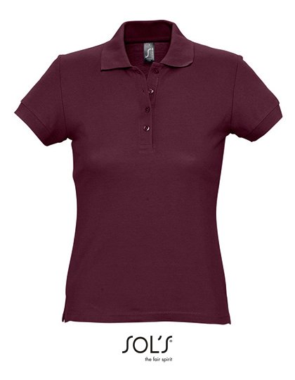 SOL´S Women's Polo Passion – Burgundy