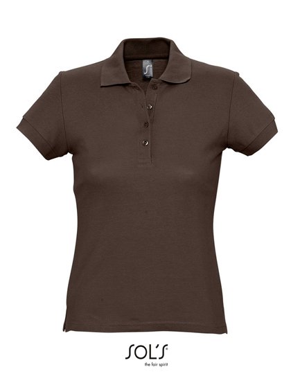 SOL´S Women's Polo Passion – Chocolate