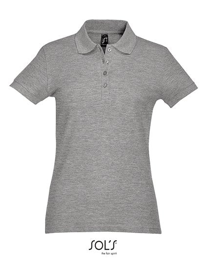 SOL´S Women's Polo Passion – Grey Melange