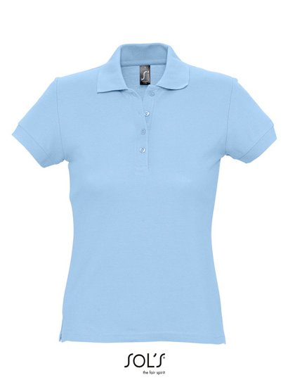 SOL´S Women's Polo Passion – Sky Blue