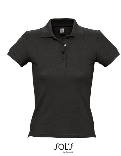 SOL´S Women's Polo People 210 – Black