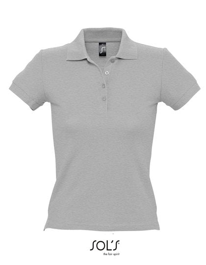 SOL´S Women's Polo People 210 – Grey Melange