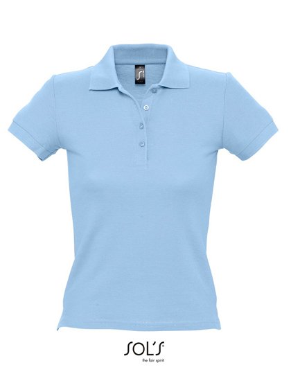 SOL´S Women's Polo People 210 – Sky Blue