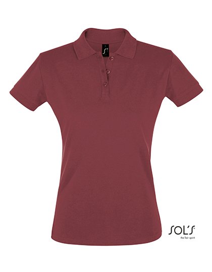 SOL´S Women's Polo Shirt Perfect – Burgundy