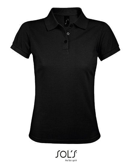 SOL´S Women's Polo Shirt Prime – Black