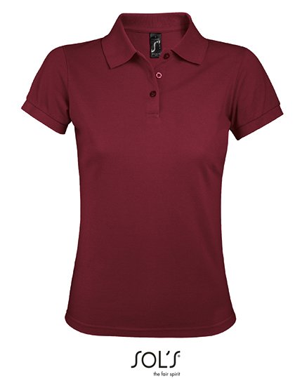 SOL´S Women's Polo Shirt Prime – Burgundy
