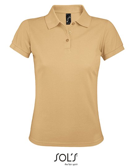 SOL´S Women's Polo Shirt Prime – Sand