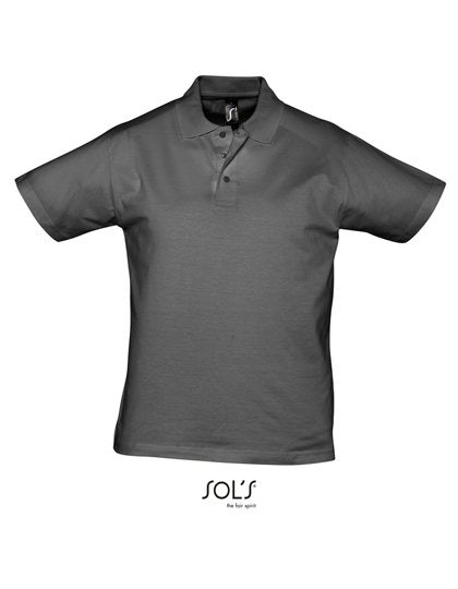 SOL´S Men's Jersey Polo Shirt Prescott – Dark Grey (Solid)
