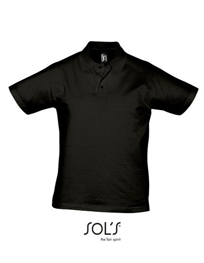 SOL´S Men's Jersey Polo Shirt Prescott – Deep Black