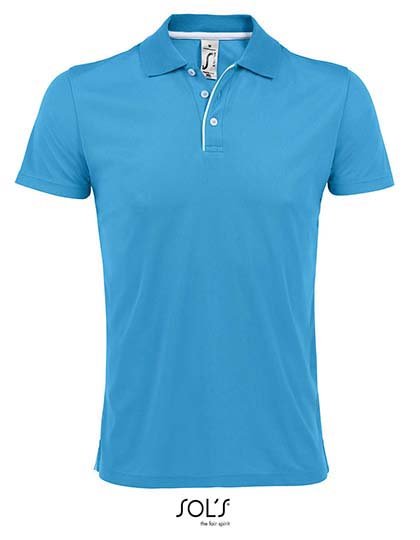 SOL´S Men's Sports Polo Shirt Performer – Aqua