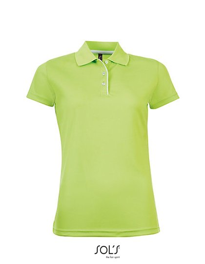 SOL´S Women's Sports Polo Shirt Performer – Apple Green