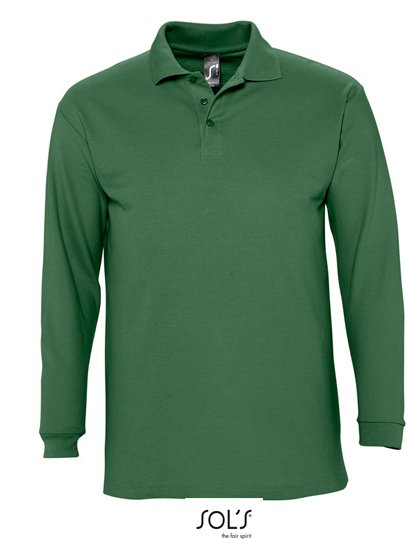SOL´S Long Sleeve Polo Winter II – Golf Green
