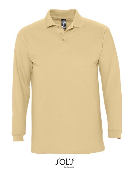 SOL´S Long Sleeve Polo Winter II – Sand