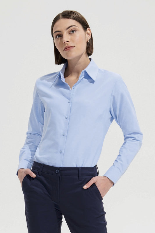 SOL´S Women's Oxford-Blouse Embassy Long Sleeve