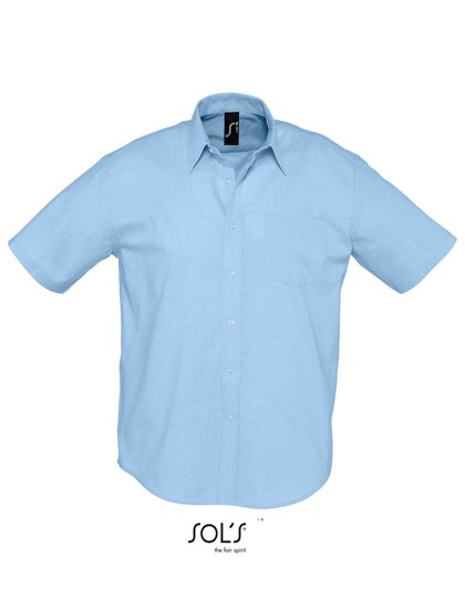 SOL´S Men's Oxford-Shirt Brisbane Short Sleeve – Sky Blue
