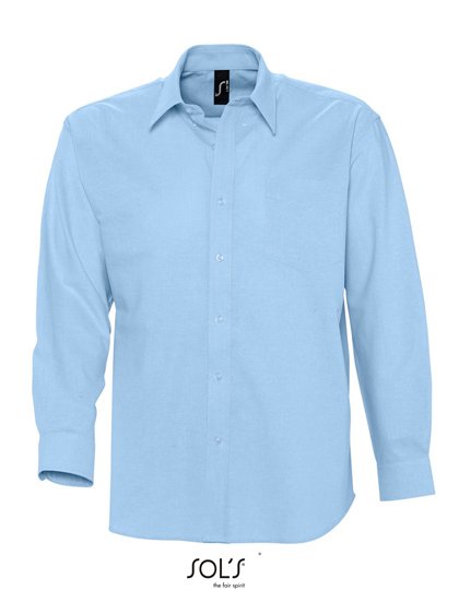 SOL´S Men's Oxford-Shirt Boston Long Sleeve – Sky Blue