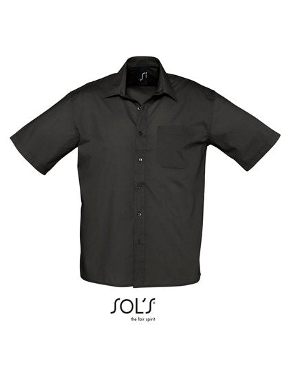 SOL´S Popeline-Shirt Bristol Short Sleeve – Black