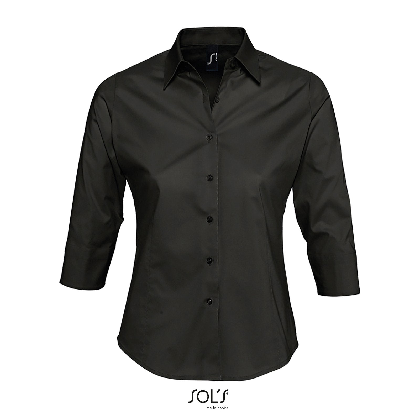 SOL´S Women's Stretch-3/4-Sleeve Blouse Effect