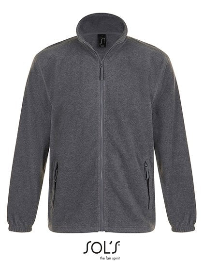 SOL´S Fleecejacket North – Grey Melange