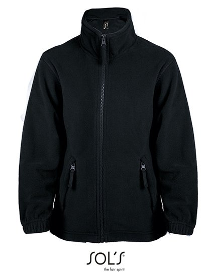 SOL´S Kids' Fleecejacket North – Black