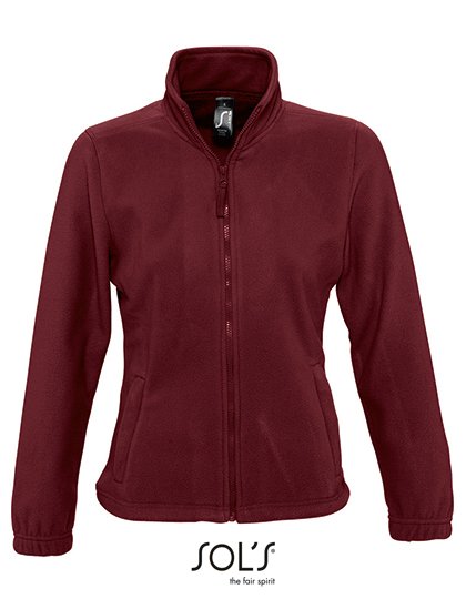 SOL´S Women's Fleece Jacket North – Burgundy