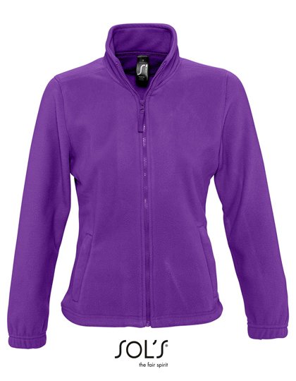 SOL´S Women's Fleece Jacket North – Dark Purple