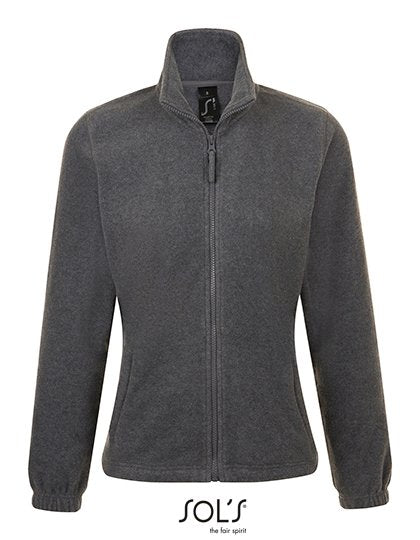 SOL´S Women's Fleece Jacket North – Grey Melange