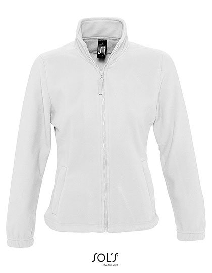 SOL´S Women's Fleece Jacket North – White