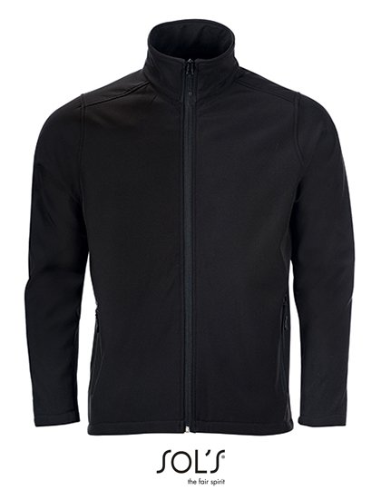 SOL´S Men's Softshell Zip Jacket Race – Black
